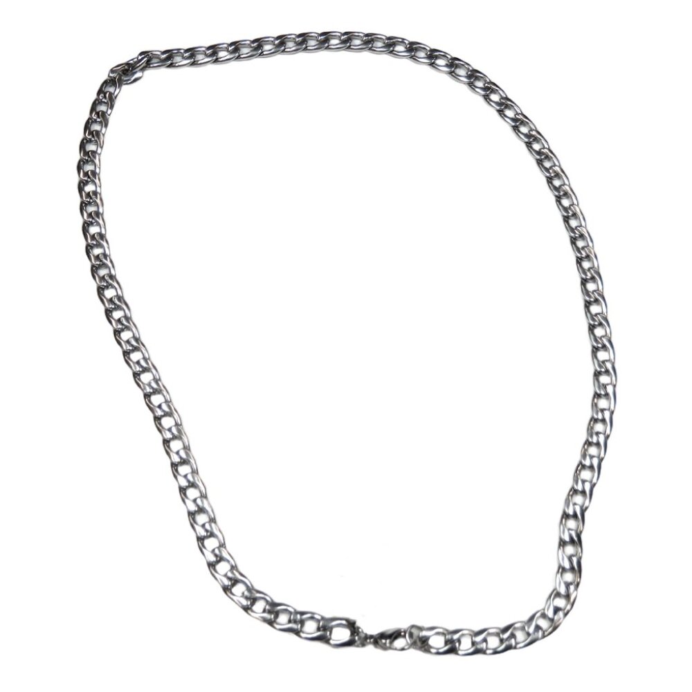 Inox Polished Stainless Steel Curb Chain